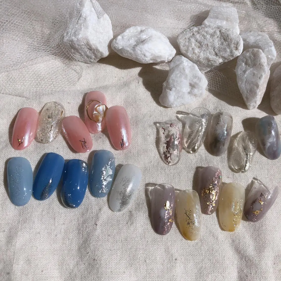 🌙オフ無　Designコース★オフ込みフットネイルandハンドネイルの写真