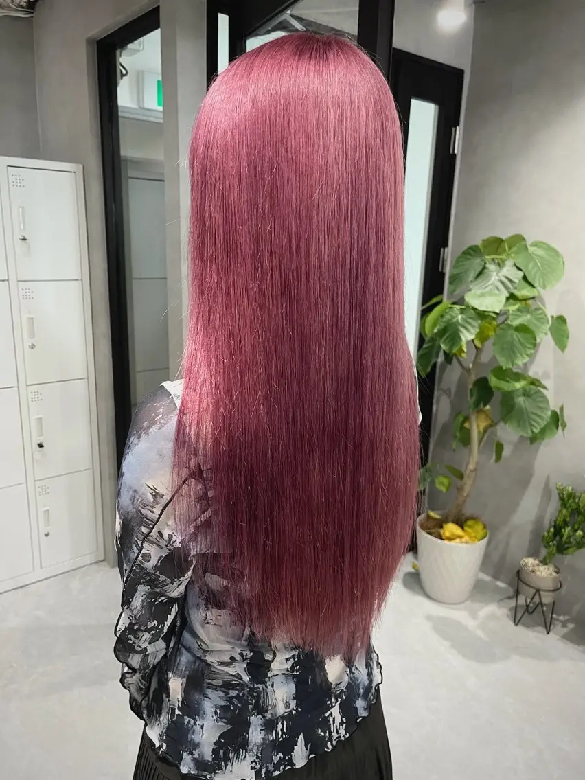 ロング カラー 暖色ハイトーン特化 🥇Mioのヘアスタイル