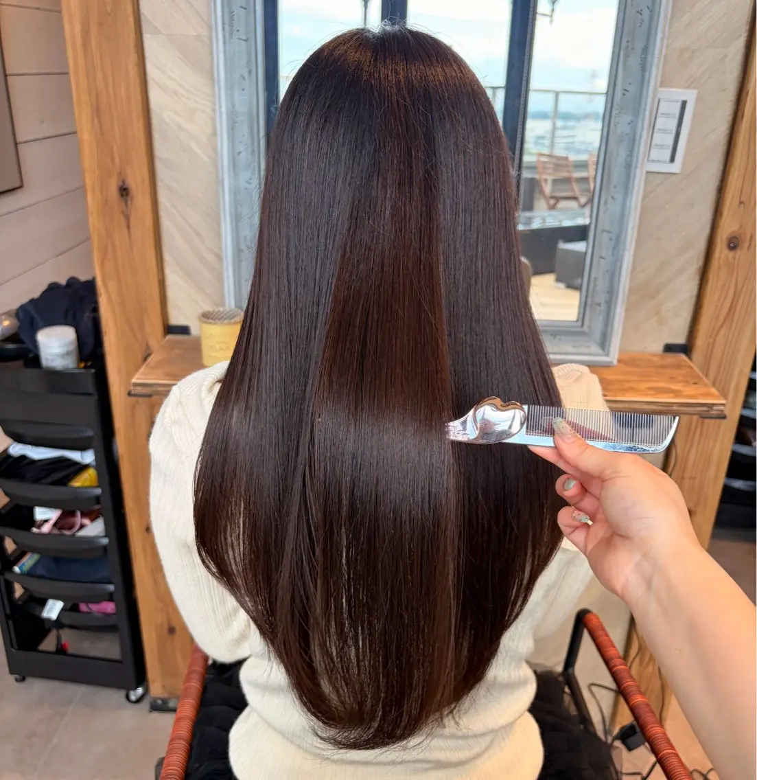 ロング カット ヘアカラー トリートメント 艶髪カラー🤍ྀི MISAKI🩷ྀིのヘアスタイル