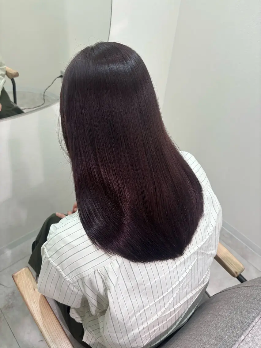 セミロング カラー カット ヘアカラー トリートメント ヘッドスパ 広島/ヘアセット /ベージュ/わかなのヘアスタイル