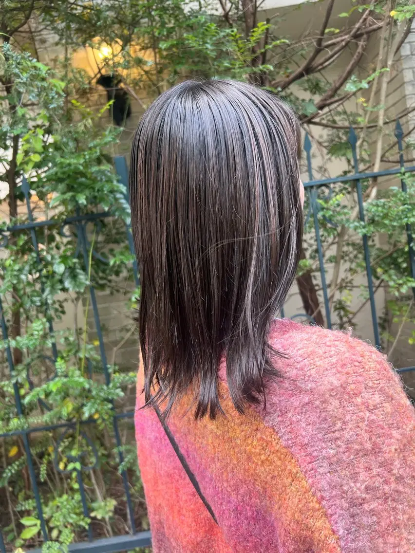 【🙆♀️当日予約🙆♀️】ワンカラー+メンテナンスカット(5cm以内)🫧の写真