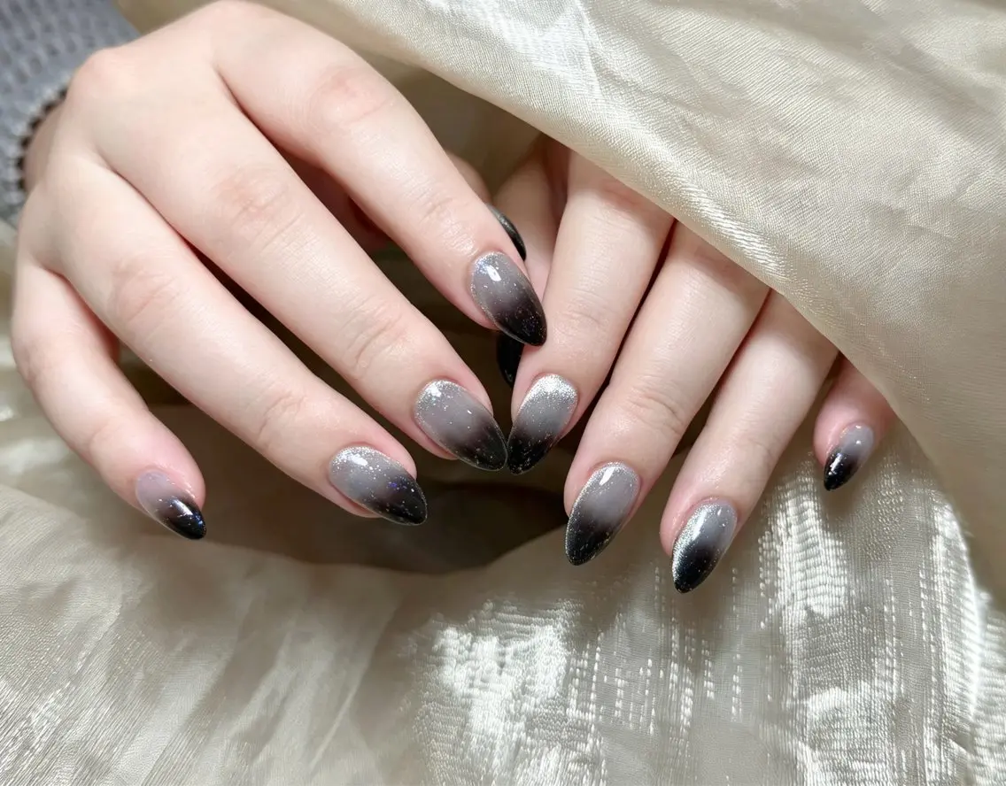 ネイル チークネイル 長さ出し フレンチネイル ジェルネイル 韓国ネイル ハンドネイル Lucky Nail Salon❶のネイルデザイン
