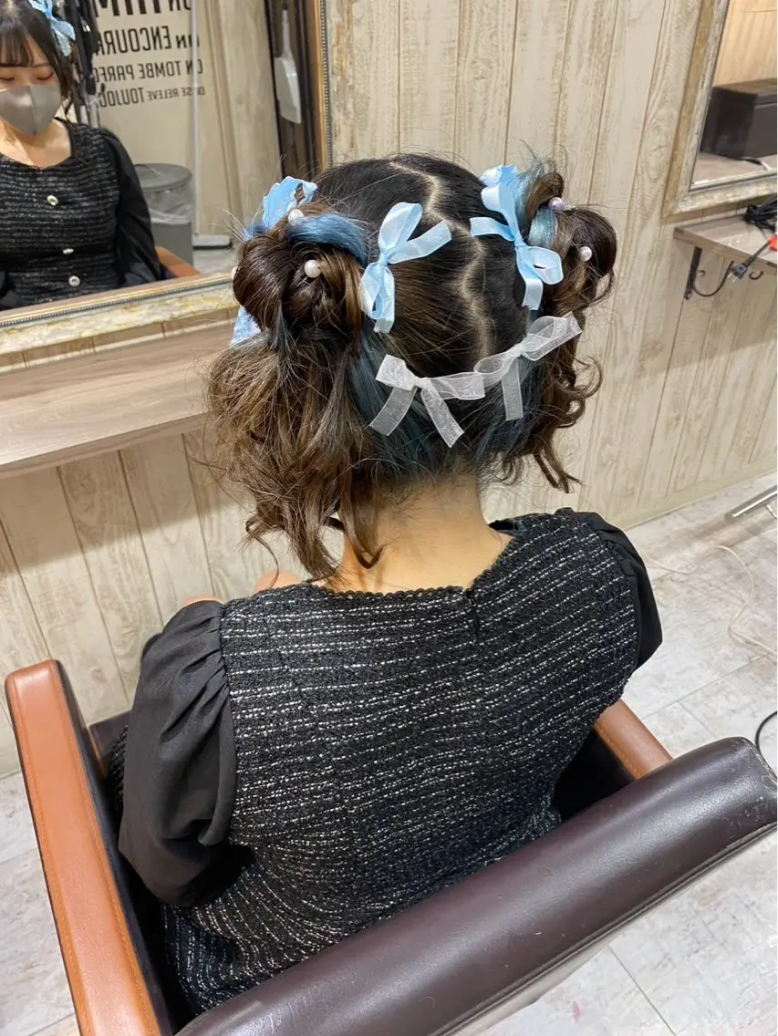 ロング ヘアアレンジ ブリーチモデル募集 ʟᴇɪ.れいのヘアスタイル
