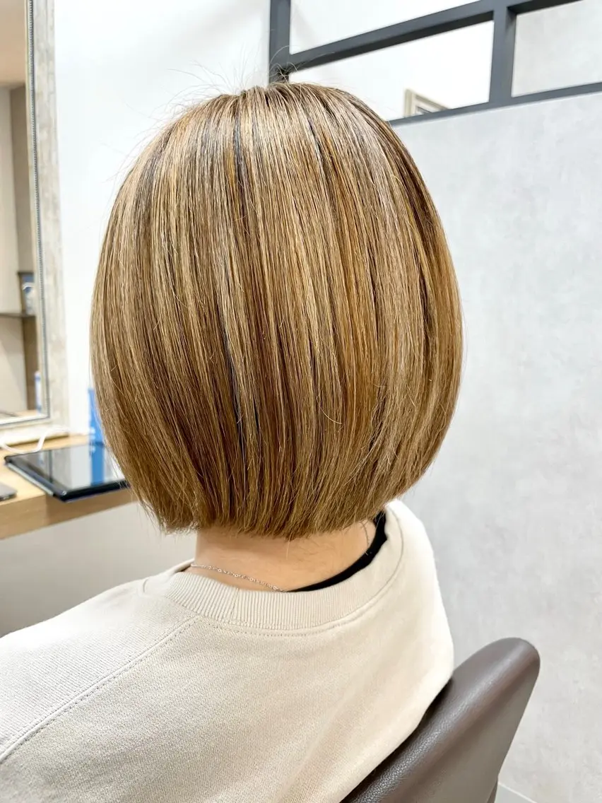 ショート カラー カット ヘアカラー トリートメント 髪質改善×METEO 店長 貞松直也のヘアスタイル