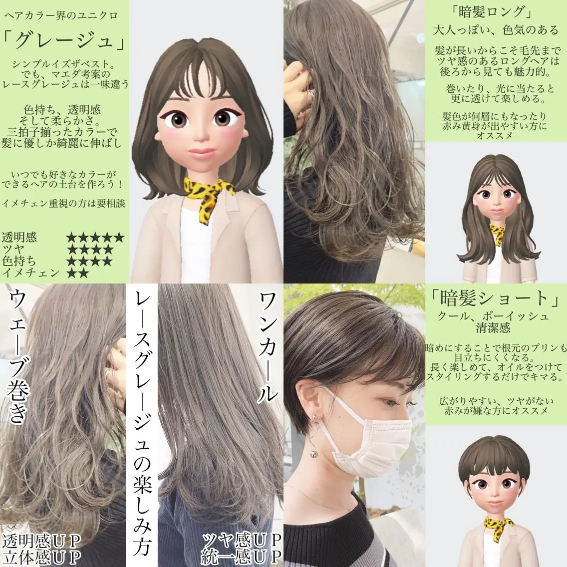 ショート カラー パーマ ヘアアレンジ メンズ キッズ ネイル マツエク・マツパ ハイトーンボブ 前田 表参道　グレージュのヘアスタイル