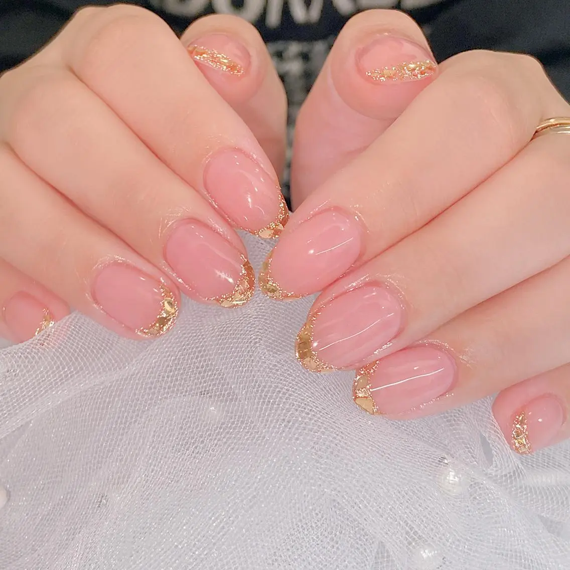 ネイル 長さ出し ジェルネイル 韓国ネイル マグネットネイル 持ち込み ハンドネイル ハンドケア The Nail 大久保のネイルデザイン