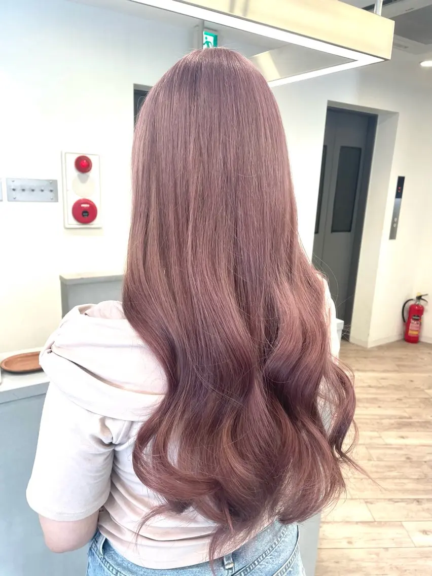 ロング ヘアカラー トリートメント ♡似合わせハイトーン ♡maiのヘアスタイル