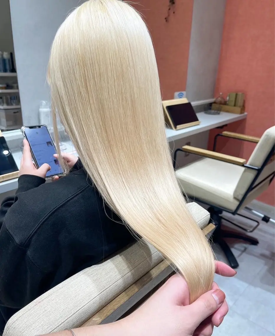 ロング カラー ヘアカラー トリートメント airi໒꒱·゚ /デザインカラーのヘアスタイル