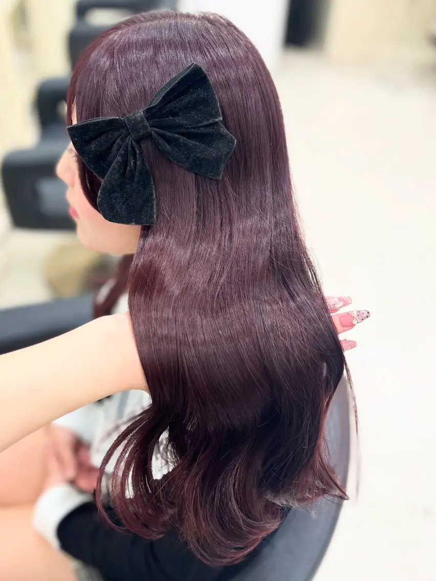 カラー ヘアカラー トリートメント ベージュ・ラベンダー カラー🎀りりのヘアスタイル