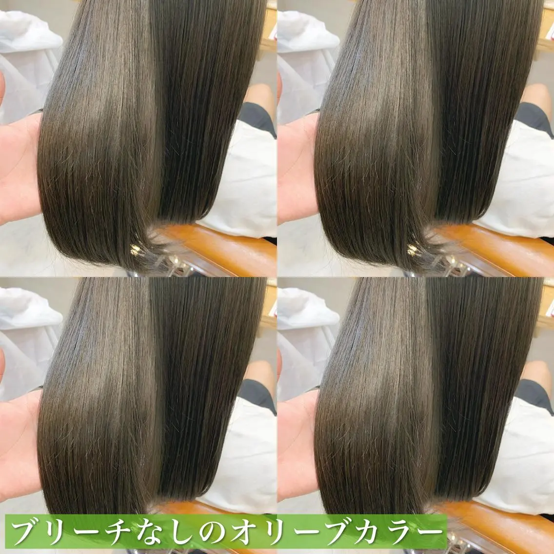 セミロング カラー ショートボブ セミロングパーマ アクアカラー アッシュ アッシュグレー navile原宿 yumaのヘアスタイル
