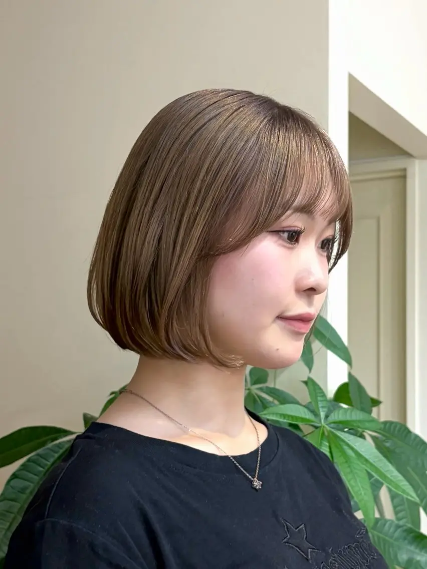 ショート カラー カット ヘアカラー sana/レイヤー /ボブ/透明感カラーのヘアスタイル