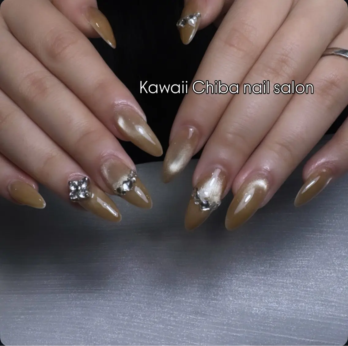 ネイル アートネイル クリアネイル ジェルネイル ハート 韓国ネイル Kawaii Chiba nailのネイルデザイン