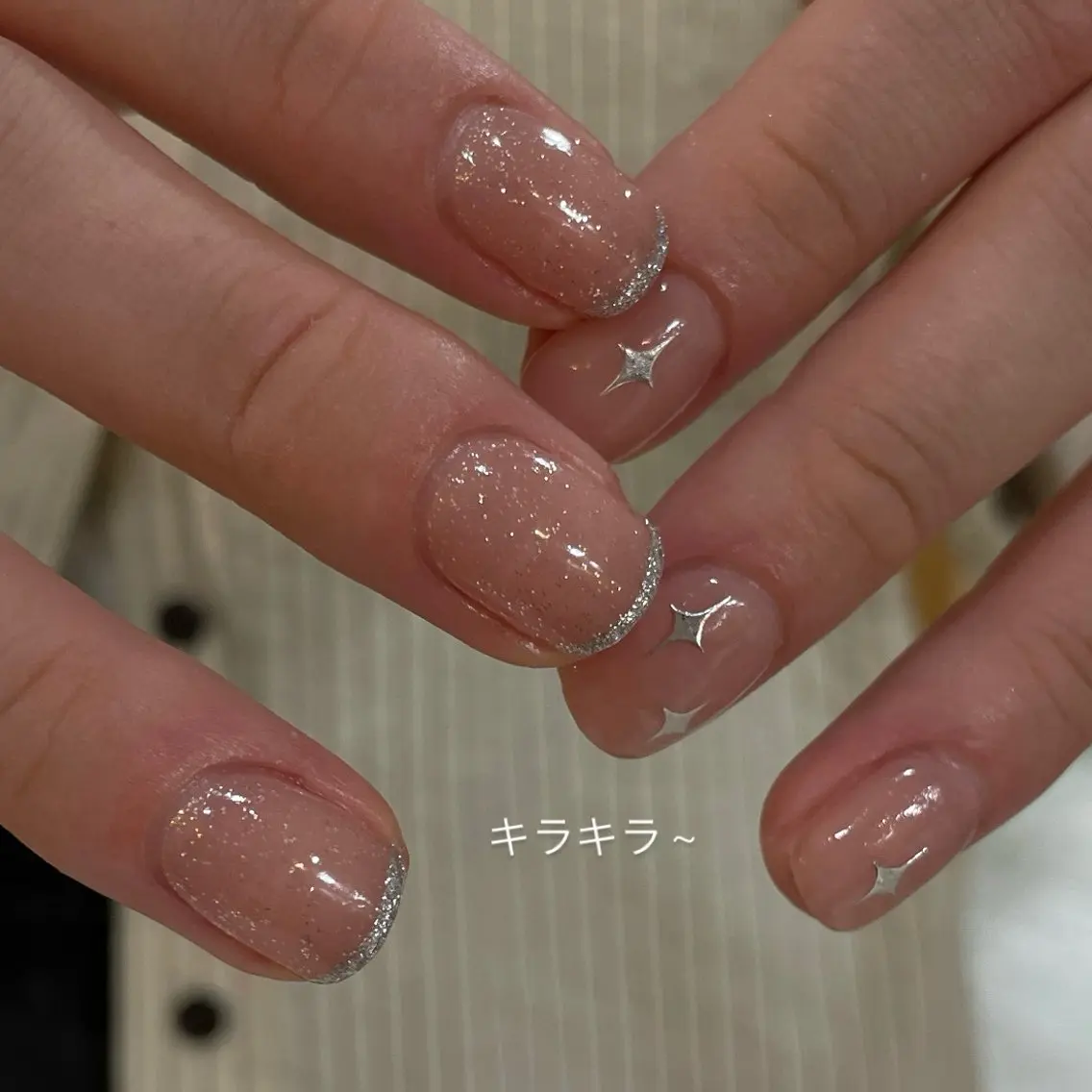 ネイル キラキラネイル ハンドネイル you (ユウ)のネイルデザイン