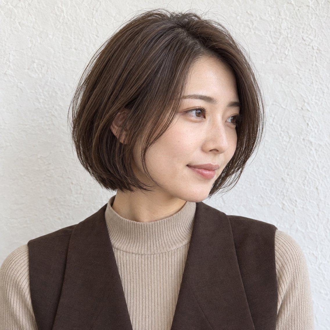 ショート カラー ボブ カット ヘアカラー トリートメント 銀座/モテ🤍垢抜け レイヤー/あさみのヘアスタイル
