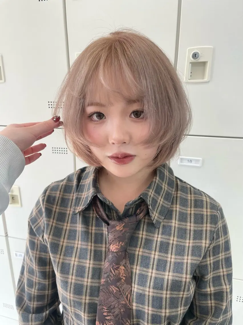 カラー ヘアカラー トリートメント ヘアセット mayu/ブリーチ/ layer/似合わせのヘアスタイル