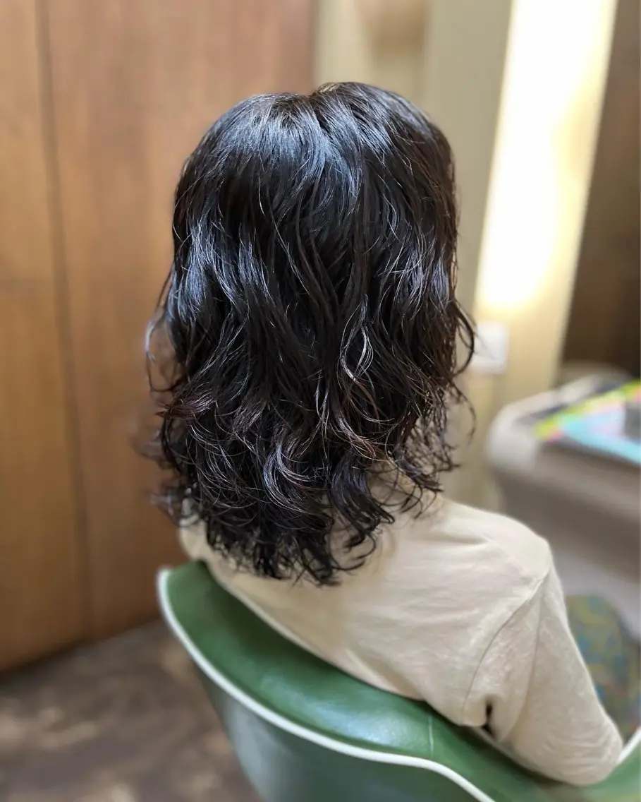 パーマ 小山 理紗のヘアスタイル