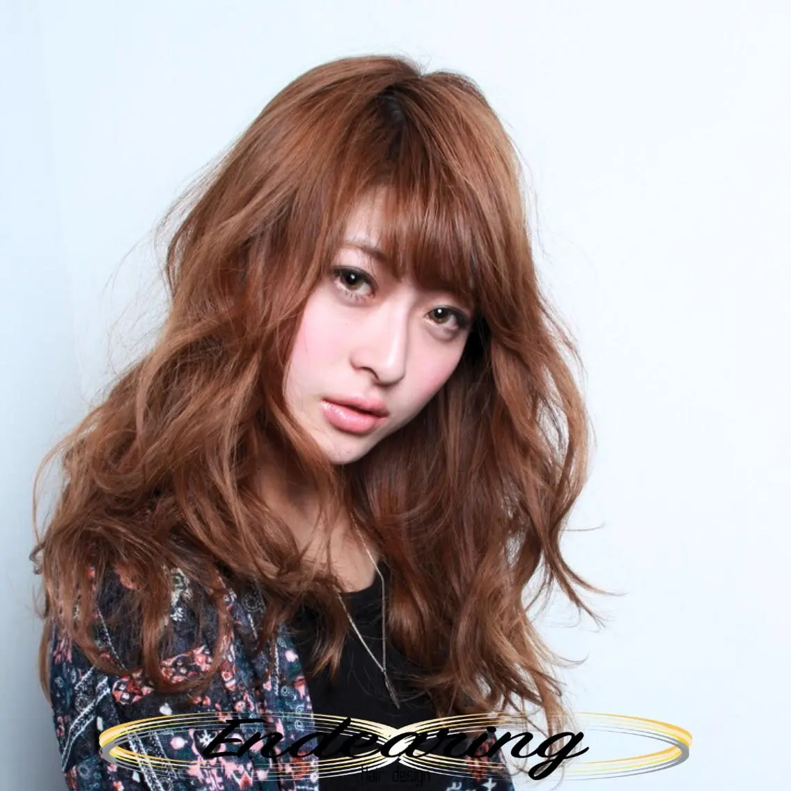 カラー ベージュカラー 透明感カラー オレンジ オレンジベージュ カット ヘアカラー Endearing 銀座/YOKOのヘアスタイル