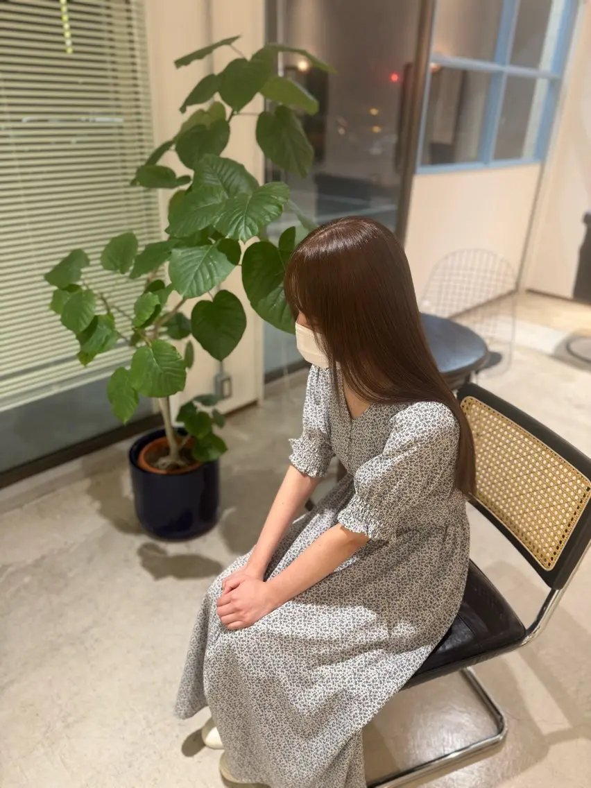 カラー ブラウンカラー qualia かとうたいがのヘアスタイル
