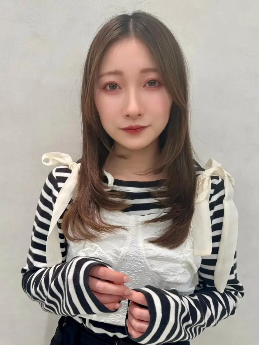 ロング カラー ヘアアレンジ アッシュ 透明感カラー グレージュ 髪質改善 カット ヘアカラー ✨レイヤー/ 透明感カラー✨冨永剛のヘアスタイル