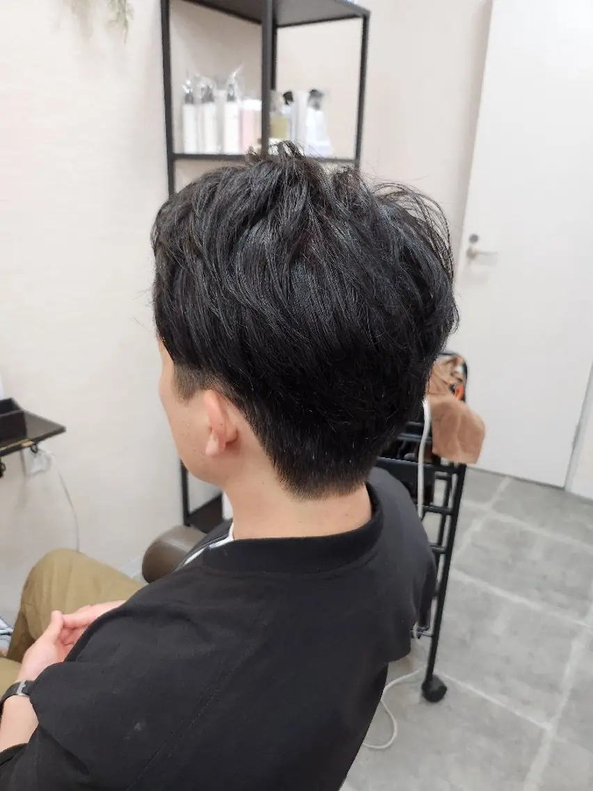 ショート メンズ メンズハイライト メンズインナーカラー メンズパーマ ハイライト 髪質改善 カット ヘアセット 石川(park) ジェウンのヘアスタイル