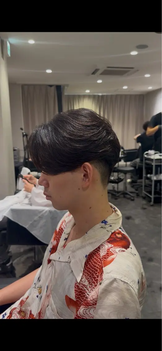 メンズ 「曲がる縮毛矯正」 メンズパーマ職人馬場のヘアスタイル