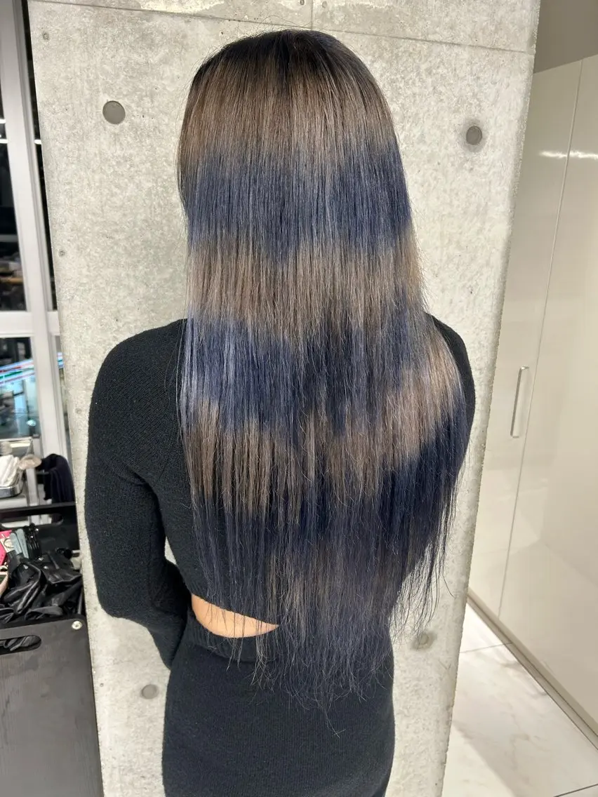 ロング ヘアカラー トリートメント ️🧬akari🧬 ハイトーン/レイヤーのヘアスタイル