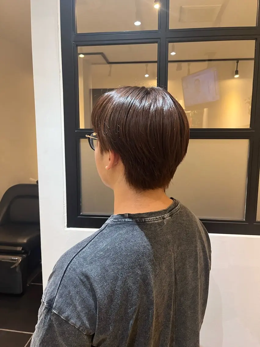 カラー メンズ メンズブリーチ ブリーチ ブリーチなしカラー 🪽MiYU🪽 艶カラー⁎⁺˳✧のヘアスタイル