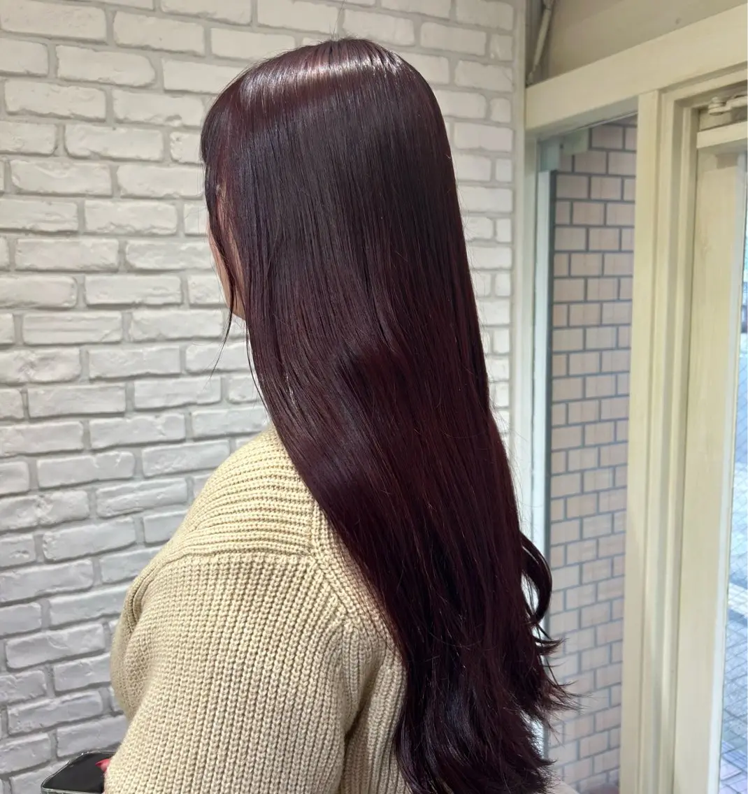 ロング カラー ヘアカラー トリートメント ︎☀️はるき︎︎☁️ ショートモデル募集のヘアスタイル