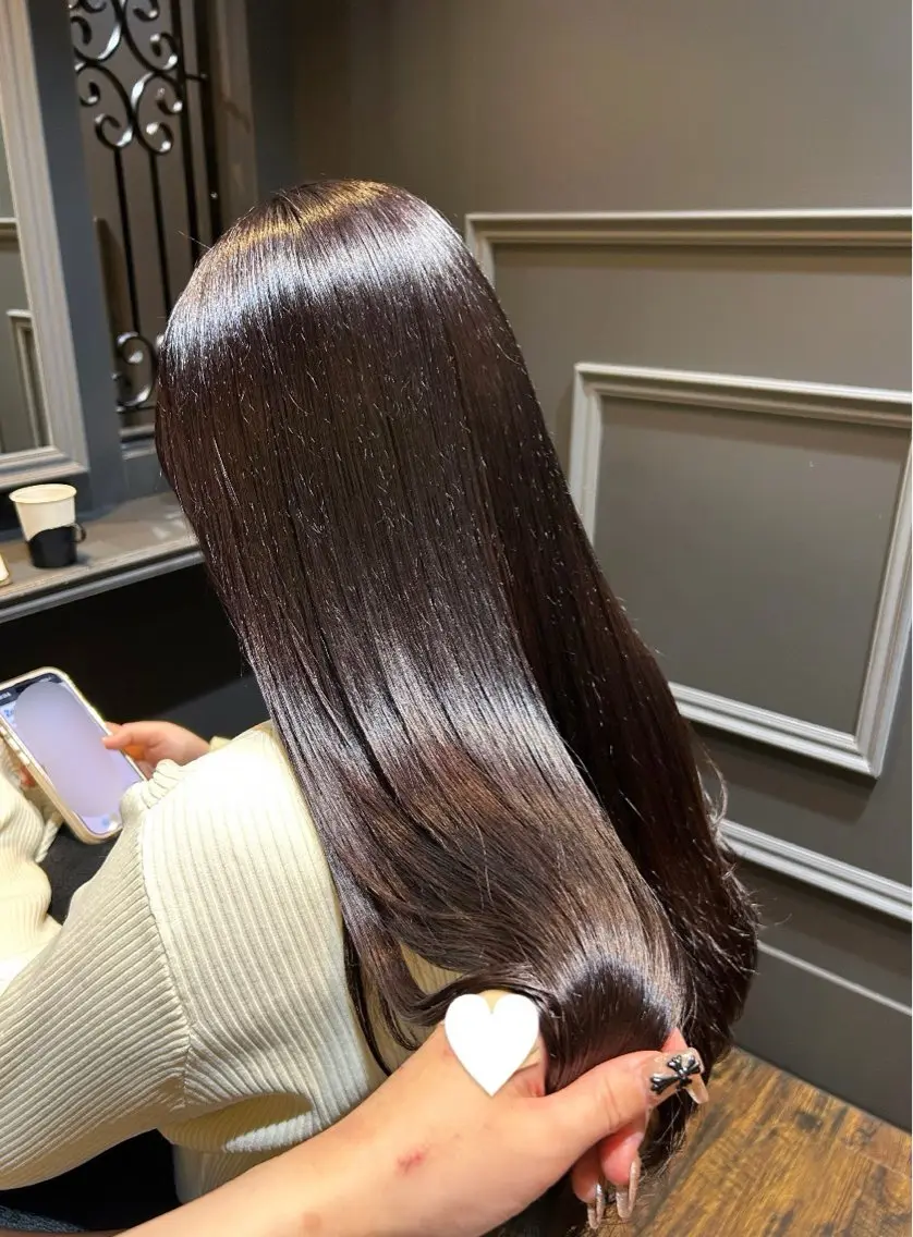 セミロング カラー ヘアアレンジ カット ヘアカラー トリートメント 李奈🌼レイヤー/ 透明感カラーブリーチのヘアスタイル