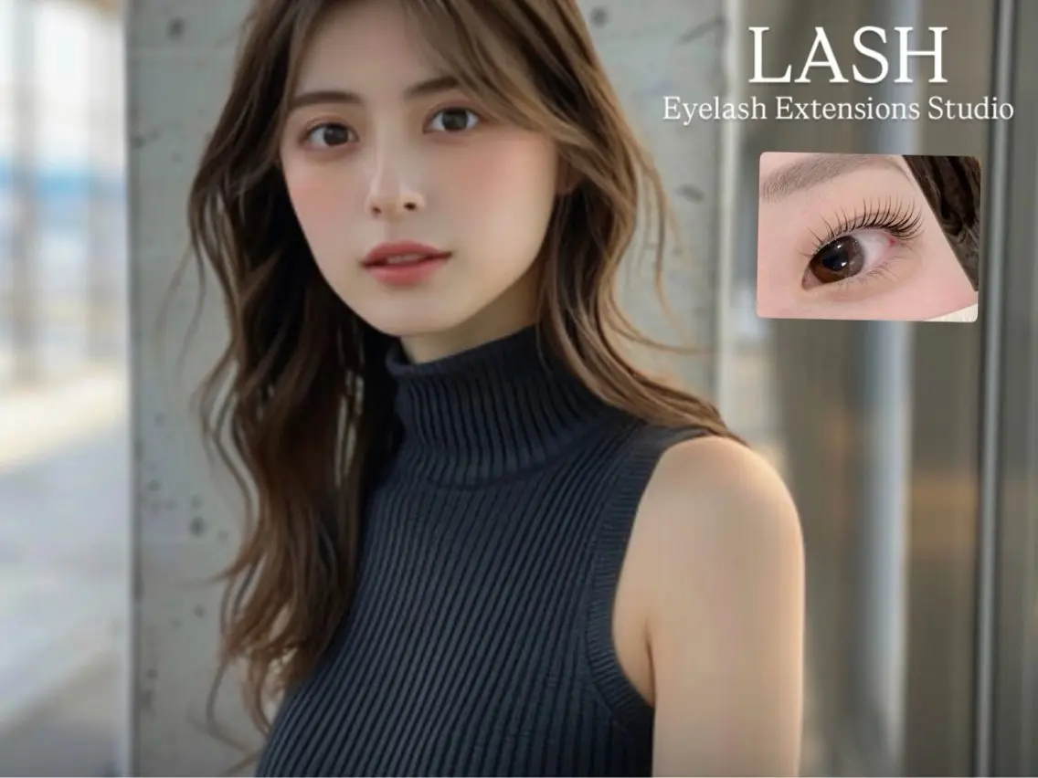 マツエク・マツパ 付け放題 ナチュラル マツエク まいこ LASHのマツエク・マツパデザイン