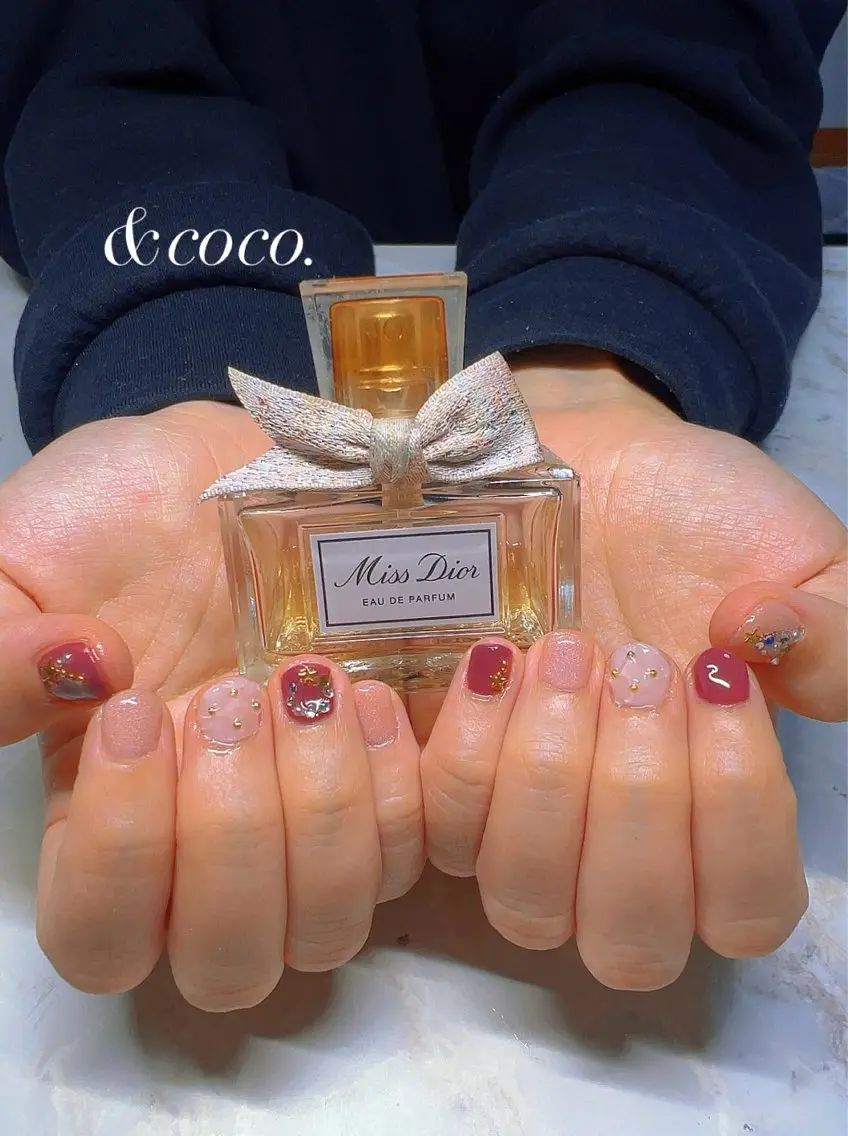 ネイル 冬ネイル クリスマス ハンドネイル ＆ coco.のネイルデザイン