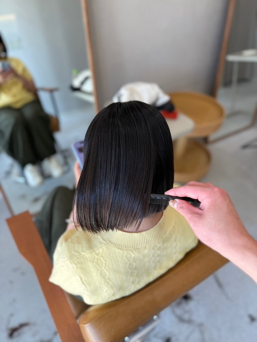 ショート カラー パーマ カット トリートメント 中村 研介のヘアスタイル