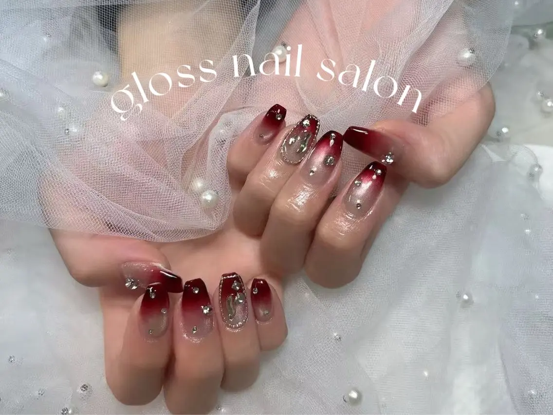ネイル ハンドネイル ゆり🌷 gloss nailのネイルデザイン