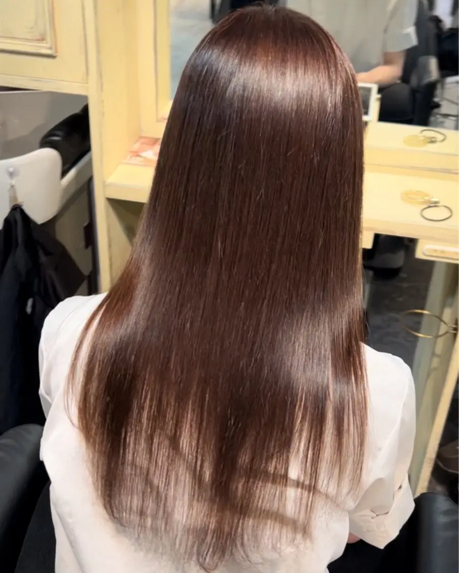 ロング カラー イルミナカラー トリートメント ナチュラルカラー 🪄🧸✨れなのヘアスタイル