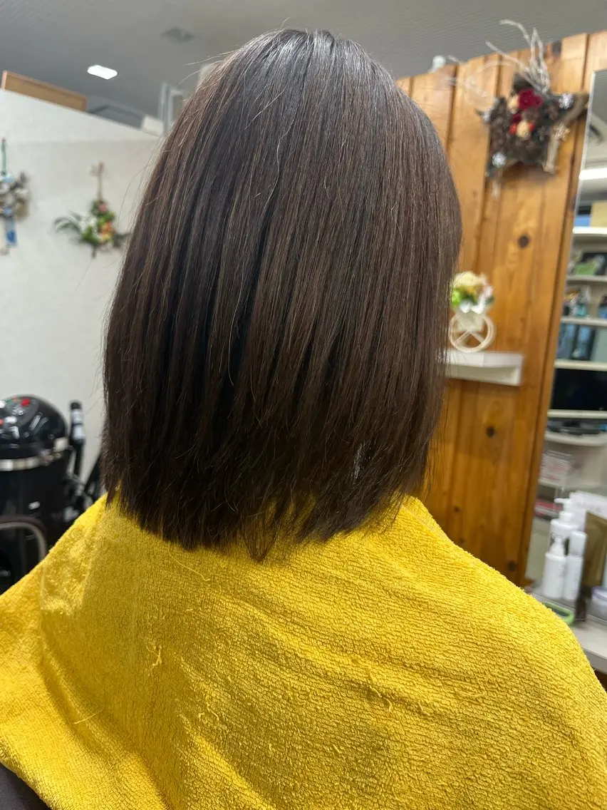 グレイヘアー(白髪染め)カラーの写真