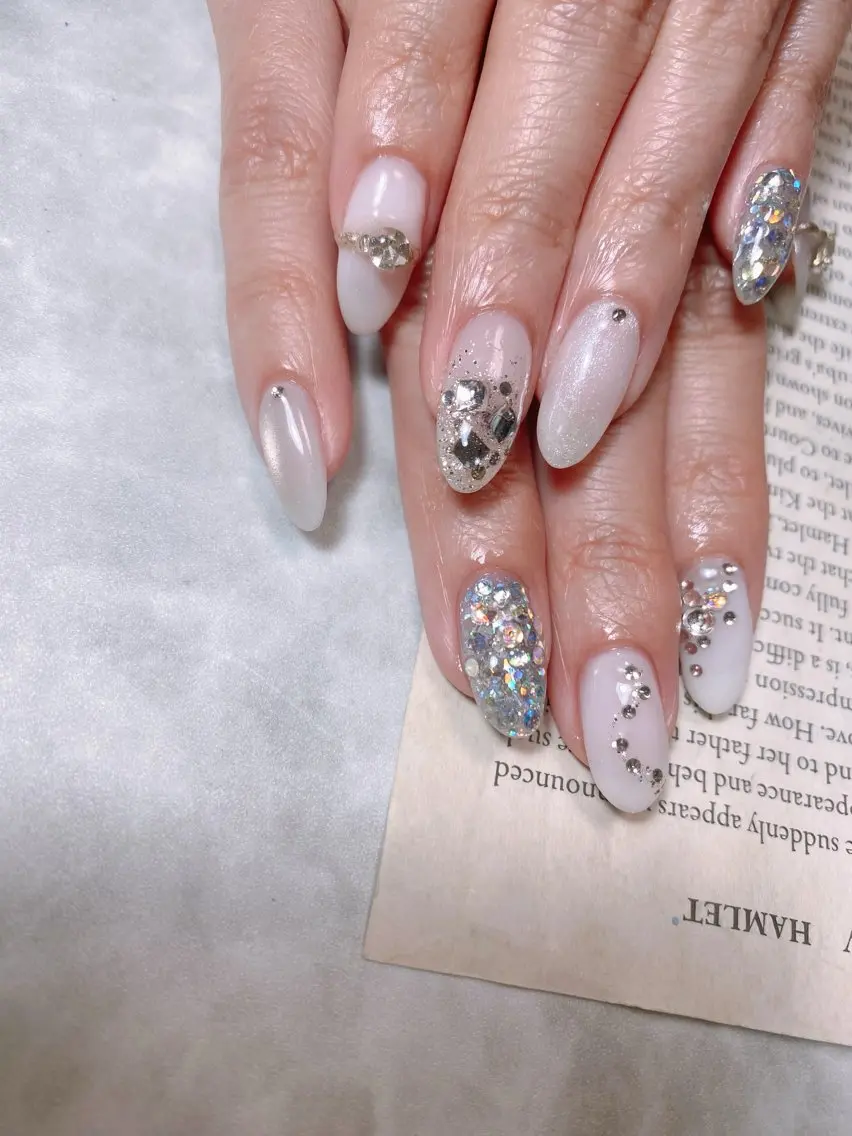 ネイル ブライダルネイル 🌿Charme🌿 MAIのネイルデザイン