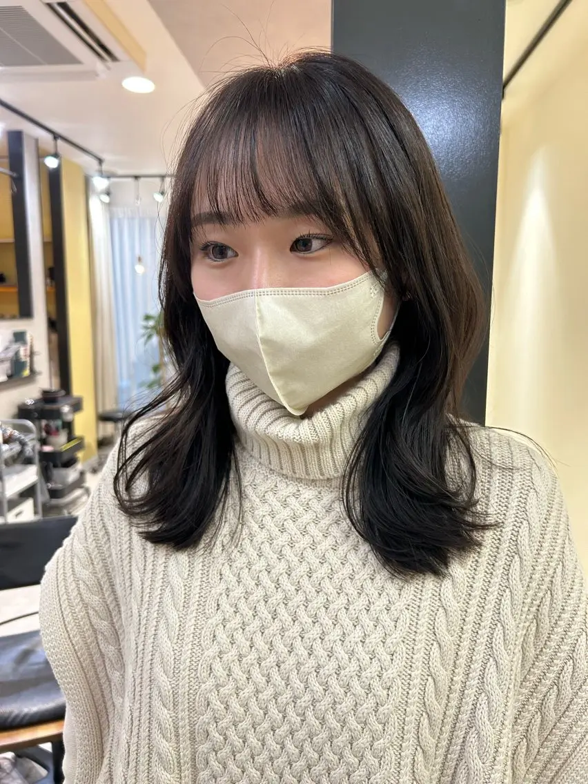 ロング カラー hubhair レイヤー/透明感のヘアスタイル