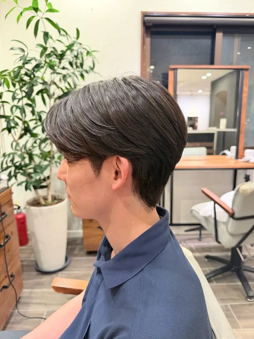 メンズ ダウンパーマ メンズパーマ 縮毛矯正 那覇美容師 Ryukaのヘアスタイル