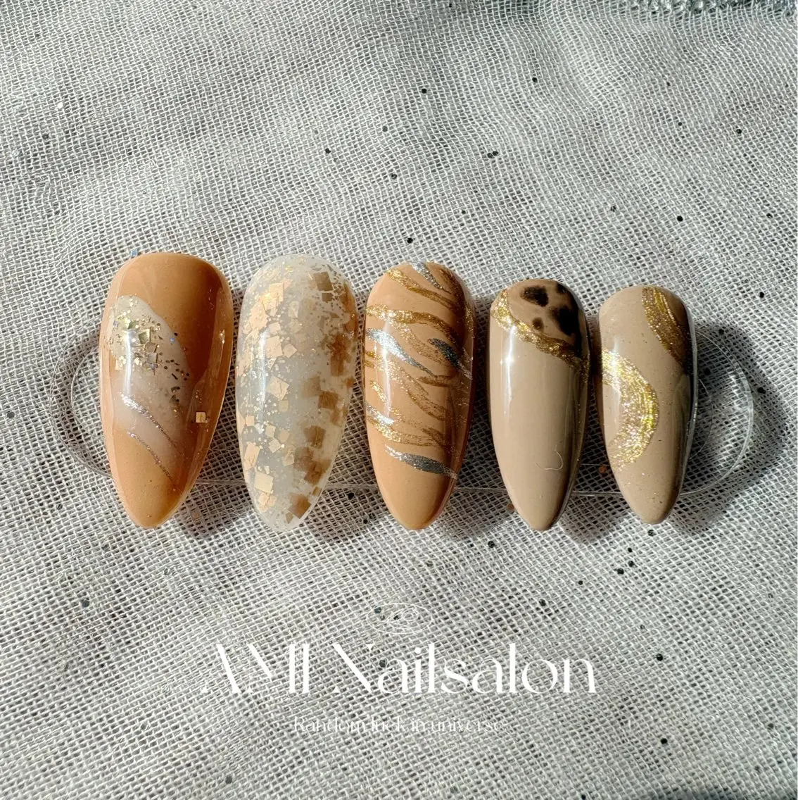 ミディアム ハンドネイル AMI Nailsalonのネイルデザイン