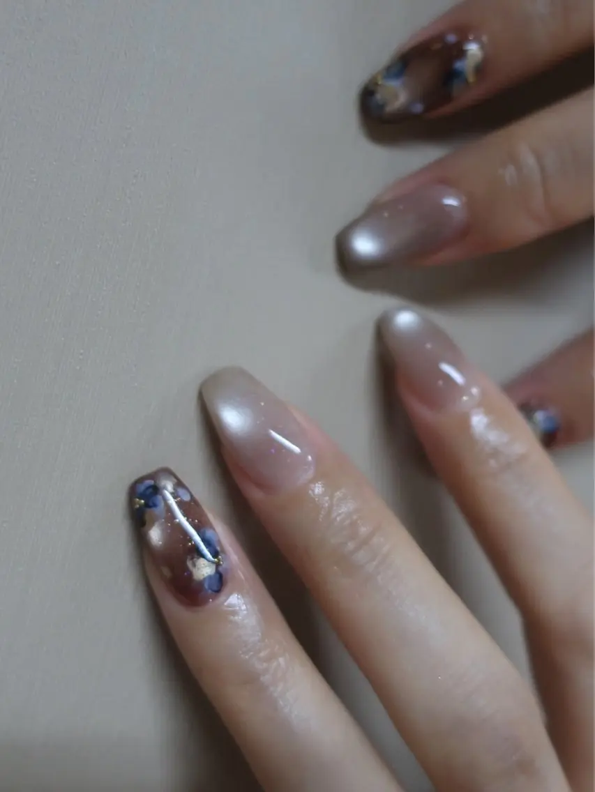 ネイル ハンドネイル 𝑡𝑖𝑎𝑚𓂃 きむらゆきののネイルデザイン