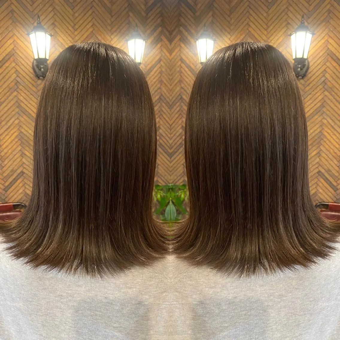 ミディアム カラー tocca 💜石田愛結💜のヘアスタイル