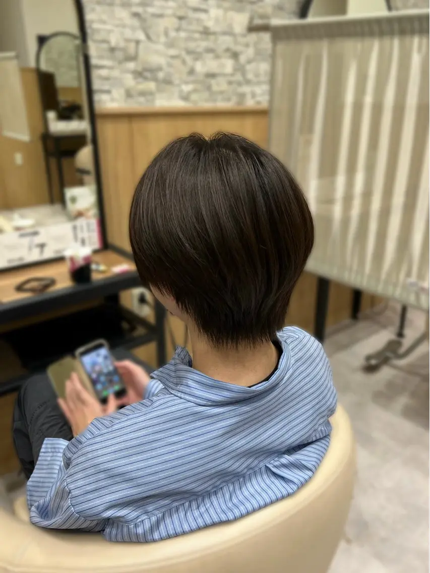 【ショート・ボブ限定🎀】似合わせカットモデル🫧 3000円相当のトリートメント付き✨の写真