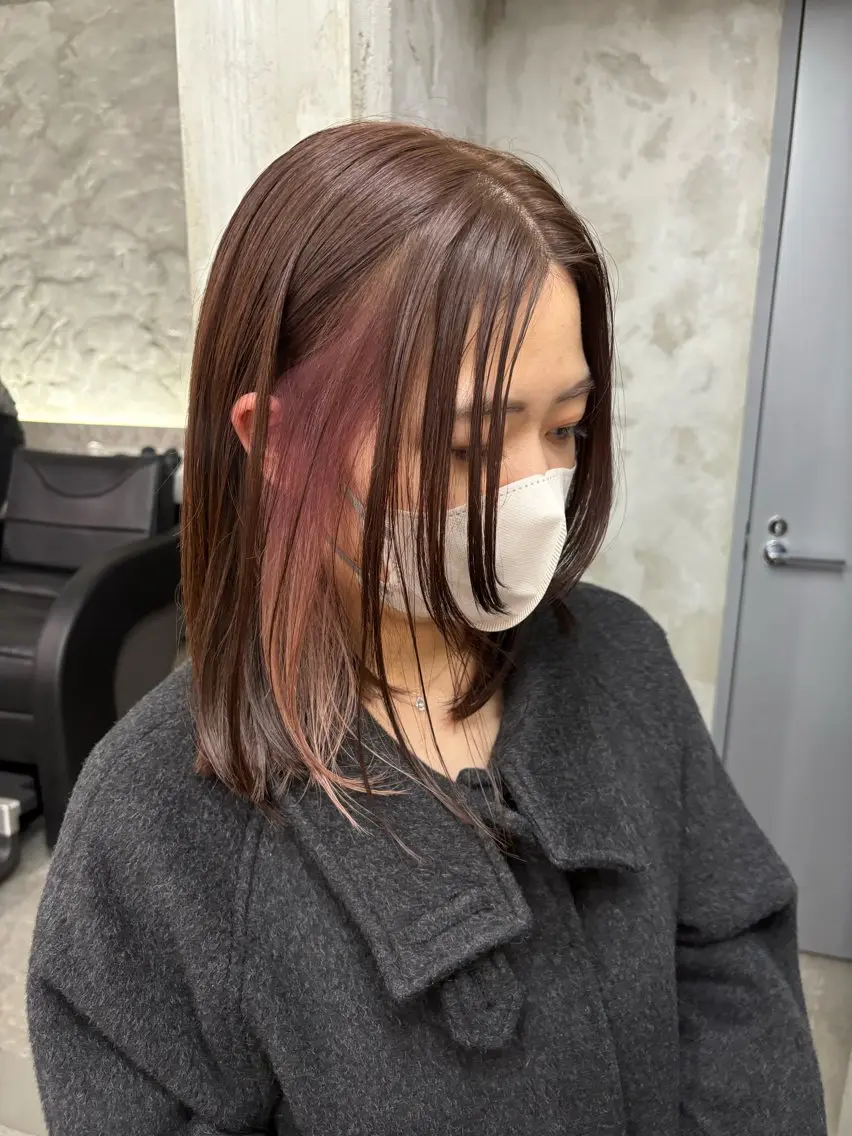 5/31まで限定！インナーカラー💖🫧インナーブリーチ＋オンカラー（イヤリングカラーの方も！）の写真