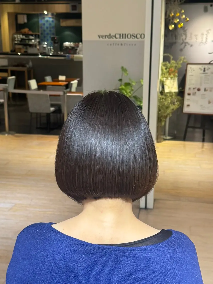 ショート ボブ 髪質改善 髪質改善縮毛矯正特化 高木修司のヘアスタイル