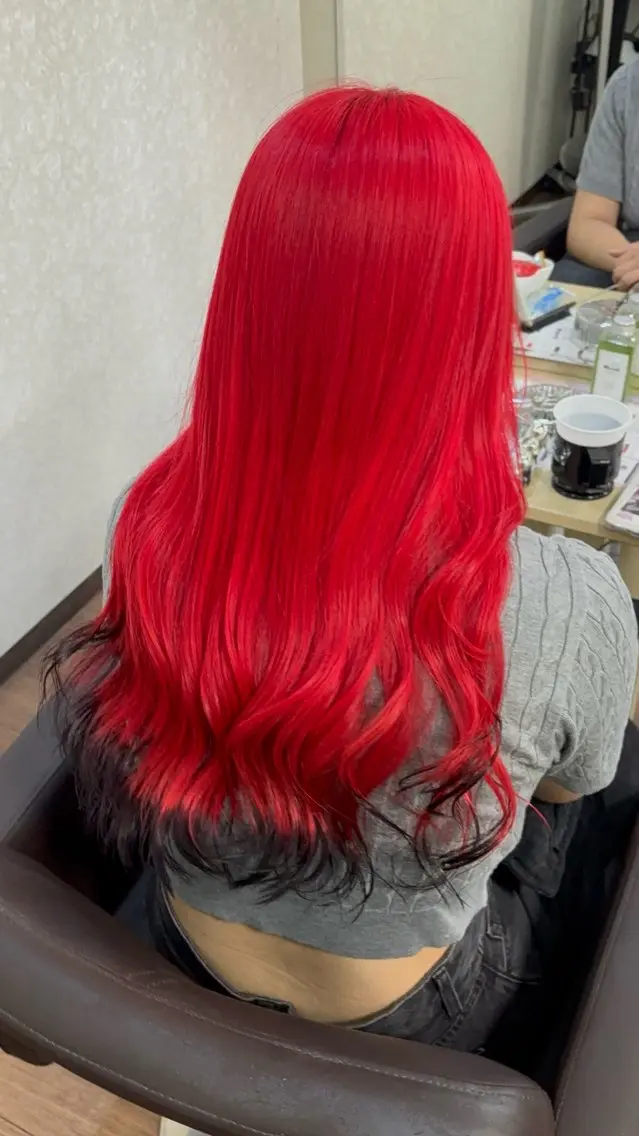 ロング ヘアカラー 限界オタク美容師 💜Natsuki☁のヘアスタイル