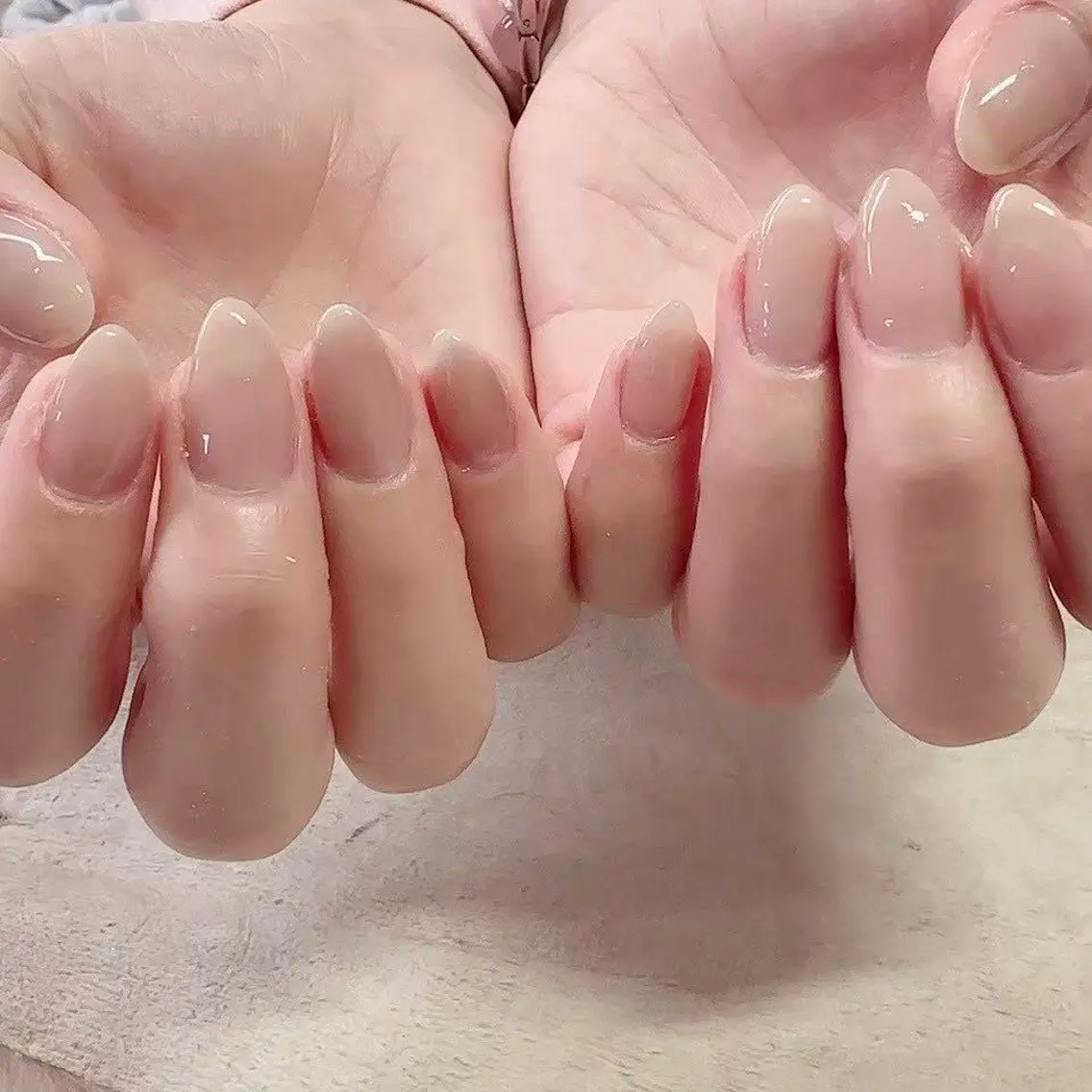 【オフ込み💅】フットワンカラーネイル💗ちゅるんネイル✨モデル募集の写真