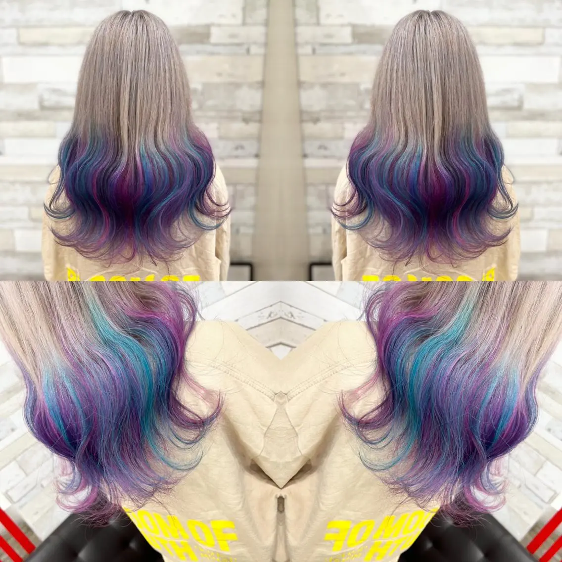 ロング カラー ブリーチ ヘアカラー トリートメント ✨️眉毛、派手髪、 ハイトーンShinの眉毛・アイブロウイメージ