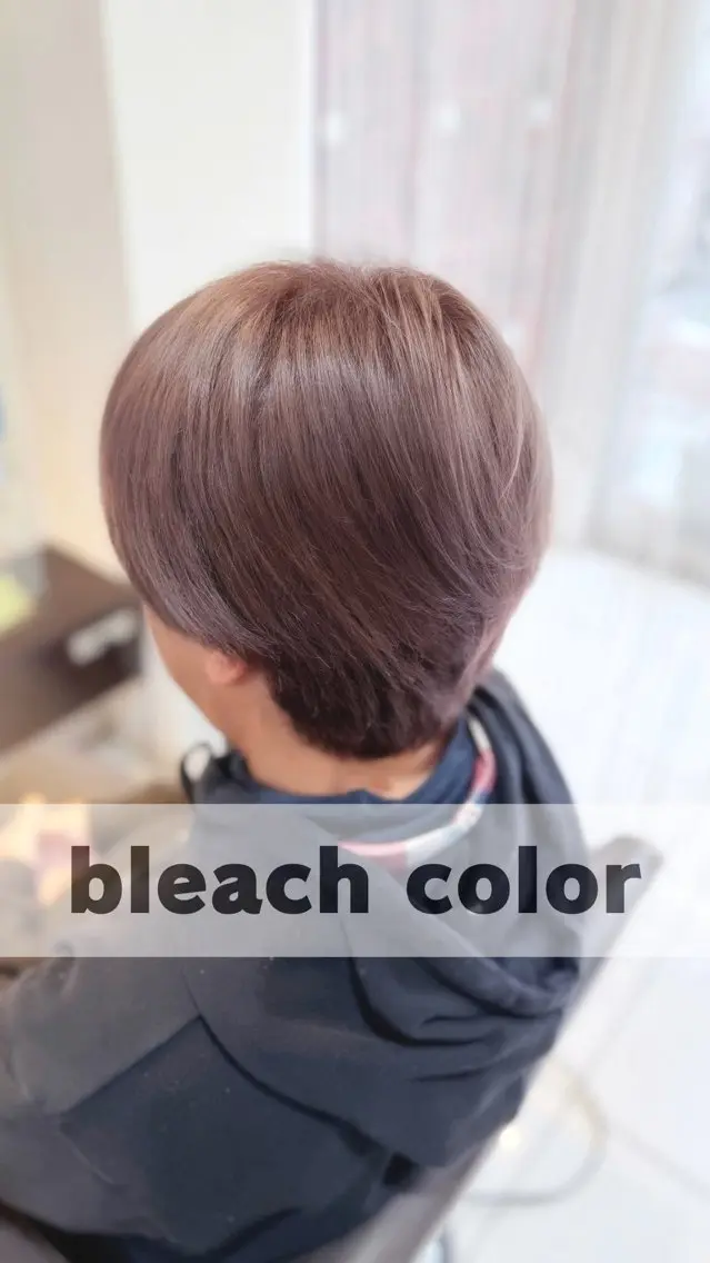 ショート ヘアカラー ブリーチ/デザインカ ラー/村松愛翔のヘアスタイル