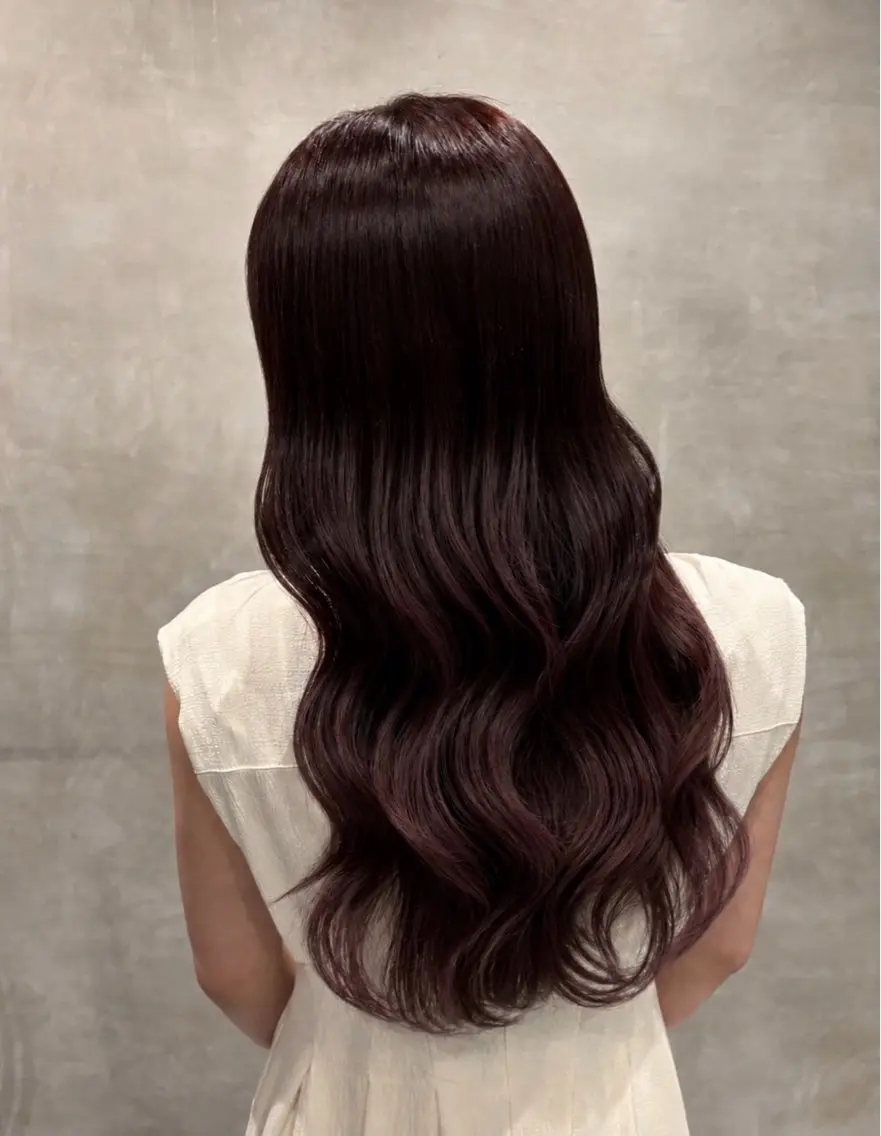 ロング カラー ヘアカラー トリートメント 透明感カラー💎 アレンジ🩰Rimiのヘアスタイル