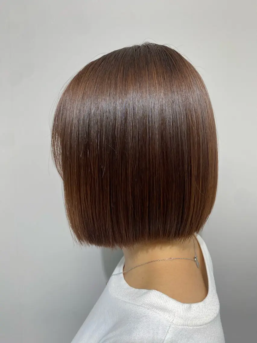 ショート ボブ カット ヘアカラー 川村 涼介のヘアスタイル